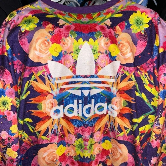 Adidas Multicolor Floral Top - Picture 2 of 4